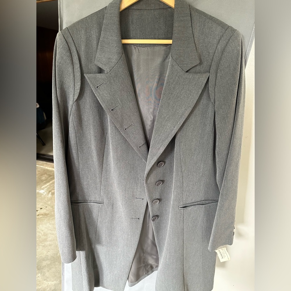 Interplay Couture grey blazer. Brand new. Never worn.